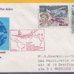 Monaco - Zuleitungspost Lufthansa 1st-Flug München - Sao Paulo LupoBrief 1974