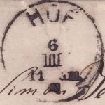 Bayern - Hof 6. IIII 71 (Schreibweise !) K1 3 Kr. Wappen gez. Brief n. München