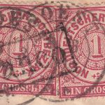 NDP - 2x1 Gr. gez. K2 Soest 8.3.70 Brief n. HOLLAND Duplexentwertung !