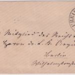 NDP - Freienwalde 19.4.68 portofreier Brief (Reichstagsmitglied) n. Berlin