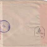 Iran - 2,50 R. Schah Zensurbrief n. USA Teheran - New York - Doppelzensur