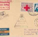 Niederlande - Zuleitungspost Messe-Sonderluftpost n. RUMÄNIEN 1957
