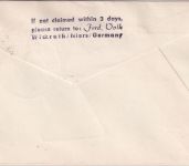 DDR - Messe-Sonderluftpost i.d. CSSR Leipzig - Prag 1957