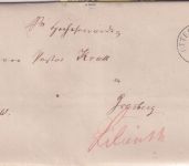 NDP - Ottersberg 25/2 nachv. hann. K1 portofreier Dienstbrief (Inhalt !!) 1868