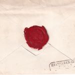 Baden - 6 Kr. Wappen Brief Ring 24 Karlsruhe - Heidelberg gepr. Flemming BPP