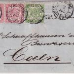 Baden - 2x3+1 Kr. Wappen Ausgabe 1862/68 !! Brief K2 Freiburg Stadtpost 1869