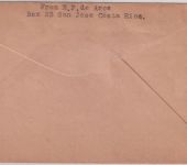 Costa Rica - 13/40 C. Freimarke/Überdruck Brief n. USA San Jose - Chicago 1930