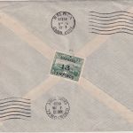 Costa Rica - San Jose/Miami Firstflight 11. MAR 1930 Ableitungspost Canal Zone