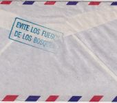 Honduras - 2x12/1 C. Dienst/Überdruck Luftpostbrief n. USA San Pedro Sula 1954