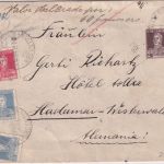 Argentinien - 2x20+5+2 C. San Martin Wertbrief Buenos Aires - Hadamar 1930
