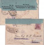 Argentinien - 24 C. San Martin Einschreibebrief Buenos Aires - Weimar 1920
