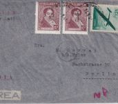 Argentinien - 1,25 P. Flugpostausg. u.a. Luftpostbrief LATI Buenos Aires 1941
