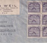 Bolivien - 6x35 B. Condor u.a. n. BELGIEN (Dt. Bes. !) La Paz - St. Nicolas 1941