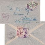 Bolivien - Portomarken/Freimarken Mischfrankatur Brief n. ÖSTERREICH La Paz 1938
