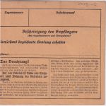 DR - 100+20 Pfg. Korbdeckel Perfin "S&Co." Paketkarte Suhl - Hamburg 1924