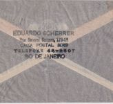 Brasilien - 5.000 R. Barbosa u.a. Luftpostbrief LATI i.d. SCHWEIZ Rio 1941