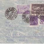 Brasilien - 300 R. 1. Numismatischer Kongress u.a. Luftpostbrief S. Paulo 1936