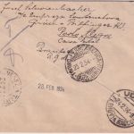 Brasilien - 1.000+400 R. Merkur Einschreibebrief n. ÖSTERREICH Porto Alegre 1934