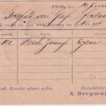 Bayern - K. B. Bahnpost Nürnberg III Hof Stations-Ra1 Fürth Ganzsache 1899