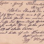 Bayern - K.B. Bahnpost Fichtelberg Neusorf CII hds.Aufg. "Ebnath" Ganzsache 1892
