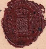 Bayern - K.B. Bahnpost Regensburg III München portofreie Karte Kranzberg 1886