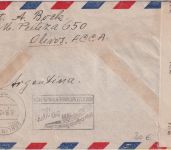 Argentinien - Olivios 27.8.47 Luftpost-Zensurbrief ü. Berlin (!) n. Wilstedt