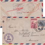 Argentinien - Olivios 27.8.47 Luftpost-Zensurbrief ü. Berlin (!) n. Wilstedt
