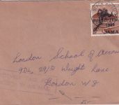 Jamaica - 10 C./1 Sh. "C-Day" Brief Kingston 1969 Ra2 "Insufficiently paid..."
