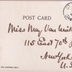 Dänisch Westindien - 10 Bit Christian IX. Ansichtskarte n. USA St. Thomas 1906