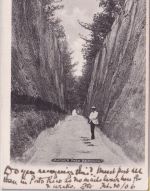 Dänisch Westindien - 10 Bit Christian IX. Ansichtskarte n. USA St. Thomas 1906