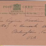 Bermuda - 1/2 P. George VI. Ganzsache/Drucksache n. USA St. Georges 1949