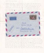 Niederl. Antillen - Willemstad 1965 Luftpostbrief (Bundesmarine "Graf Spee")