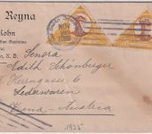 Dominikanische Rep. - 2x3 C. Grenzregulierung u.a. Brief Santo Domingo 1935