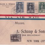 Curacao - 35+30+20+15 C. Reg.Jubiläum Erstflug Willemstad - New York 1929