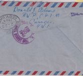 Curacao - 15 C. Flugpostausg. Luftpost-Einschreibebrief n. USA Willemstad 1948