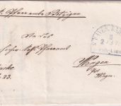 Bayern - K. Bayer. Bahnpost Augsburg Lindau 2/3 73 viol.HKS Dienstbrief Betzigau