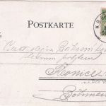 Bayern - K. B. Bahnpost Salzburg München 5 Karte n. ÖSTERREICH 1907