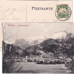 Bayern - K. B. Bahnpost München Salzburg 5 AK Aschau - Trostberg 1907