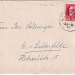 Bayern - K. B. Bahnpost Salzburg München 1 Brief n. Groß-Lichterfelde 1914