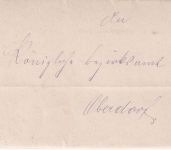 Bayern - K. B. Bahnpost Lindau I Augsburg Brief Aitrang - Oberdorf 1891