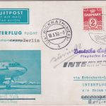 DDR - Interflug Erstflug Kopenhagen - Berlin 1959
