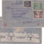 Chile - 8 P. Flugpostausgabe u.a. Luftpostbrief LATI n. Zeuthen 1940