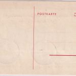 Berlin - 40+30+20 Pfg. Glocke rechts Sonderkarte SST Hannover 1952