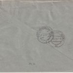 Berlin - 40+20 Pfg. Glocke rechts Einschreibebrief Braunschweig - FFM 1952