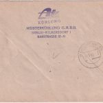 Berlin - 60+16 Pfg. Rotaufdruck/Stephan Ortseinschreibebrief Wilmersdorf 1949