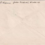 Berlin - 30+10 Pfg. Glocke links amtl. Schmuck-FDC+Zusatz n. SCHWEDEN 1951