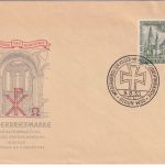 Berlin - 10 Pfg. Gedächtniskirche amtl. Schmuck--FDC ESST 9.8.53