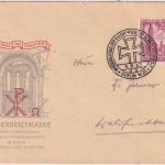 Berlin - 20 Pfg. Gedächtniskirche amtl. Schmuck--FDC ESST 9.8.53