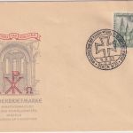 Berlin - 10 Pfg. Gedächtniskirche amtl. Schmuck-FDC ESST 9.8.53