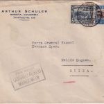Kolumbien - 8 C. Platinmine u.a. Luftpostbrief i.d. SCHWEIZ Bogota - Melide 1932